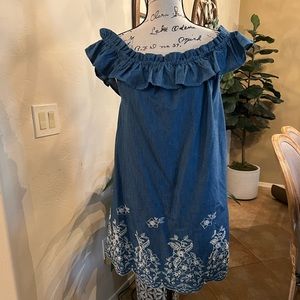 Beachy chambray dress